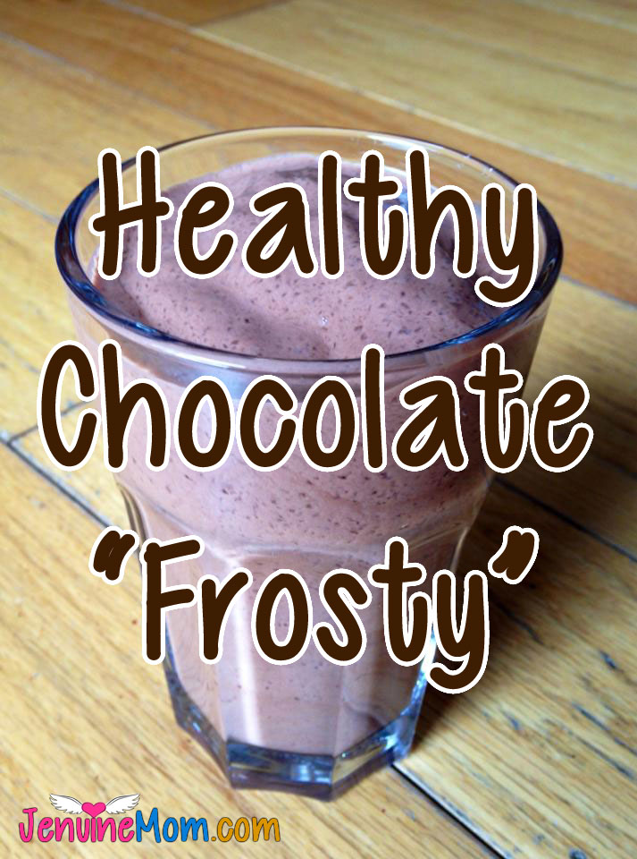 Healthy Chocolate “Frosty” Shake